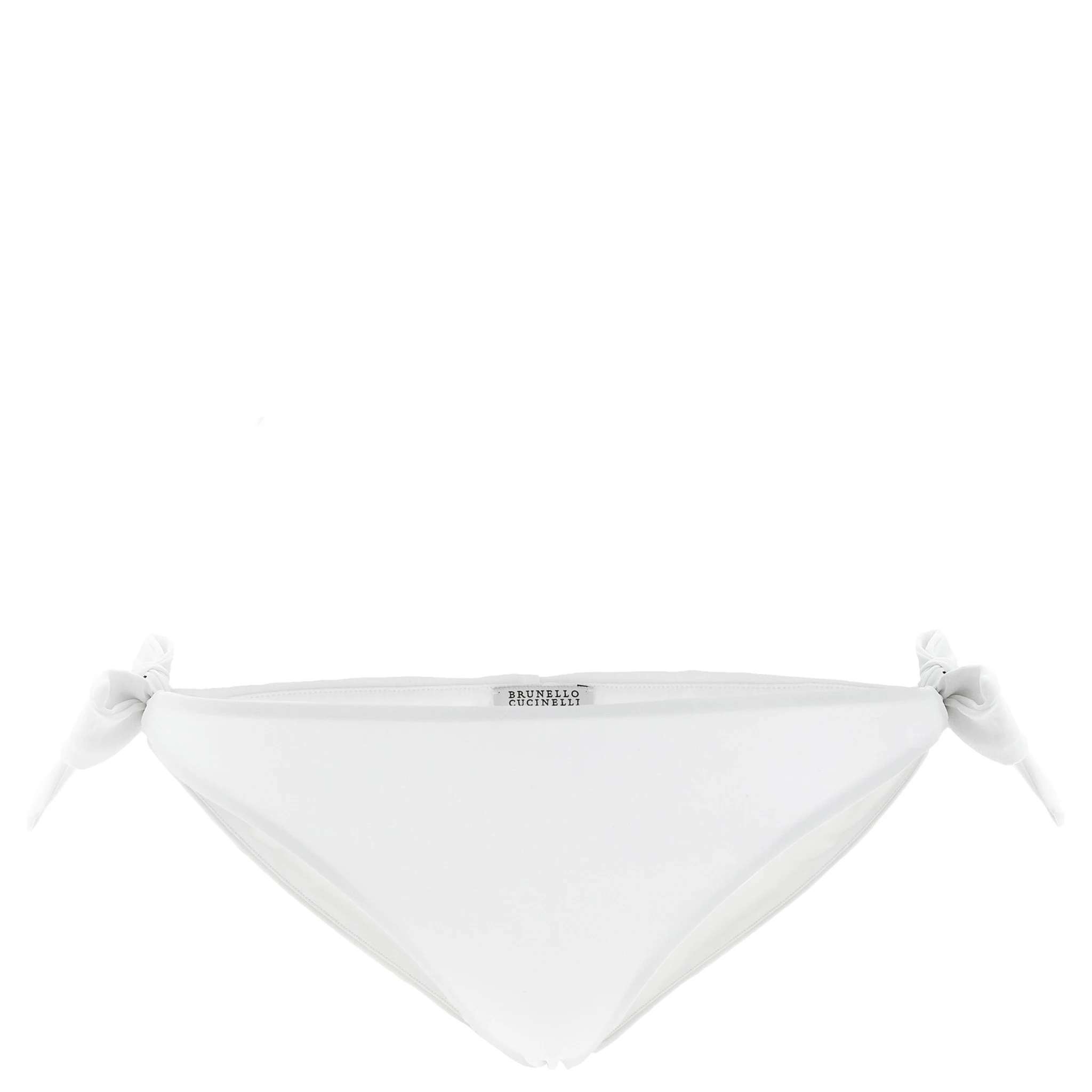 White Polyamide Swim Briefs