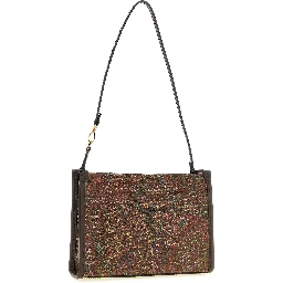 Multicolor Cotton Clutch Bag
