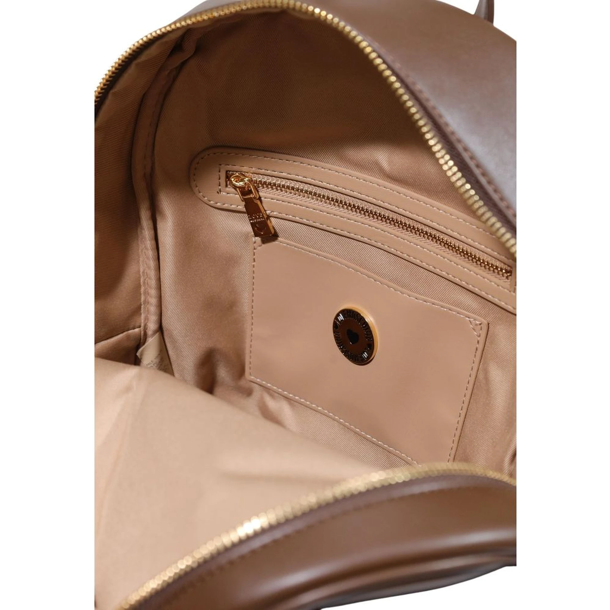 Brown Polyethylene Backpack