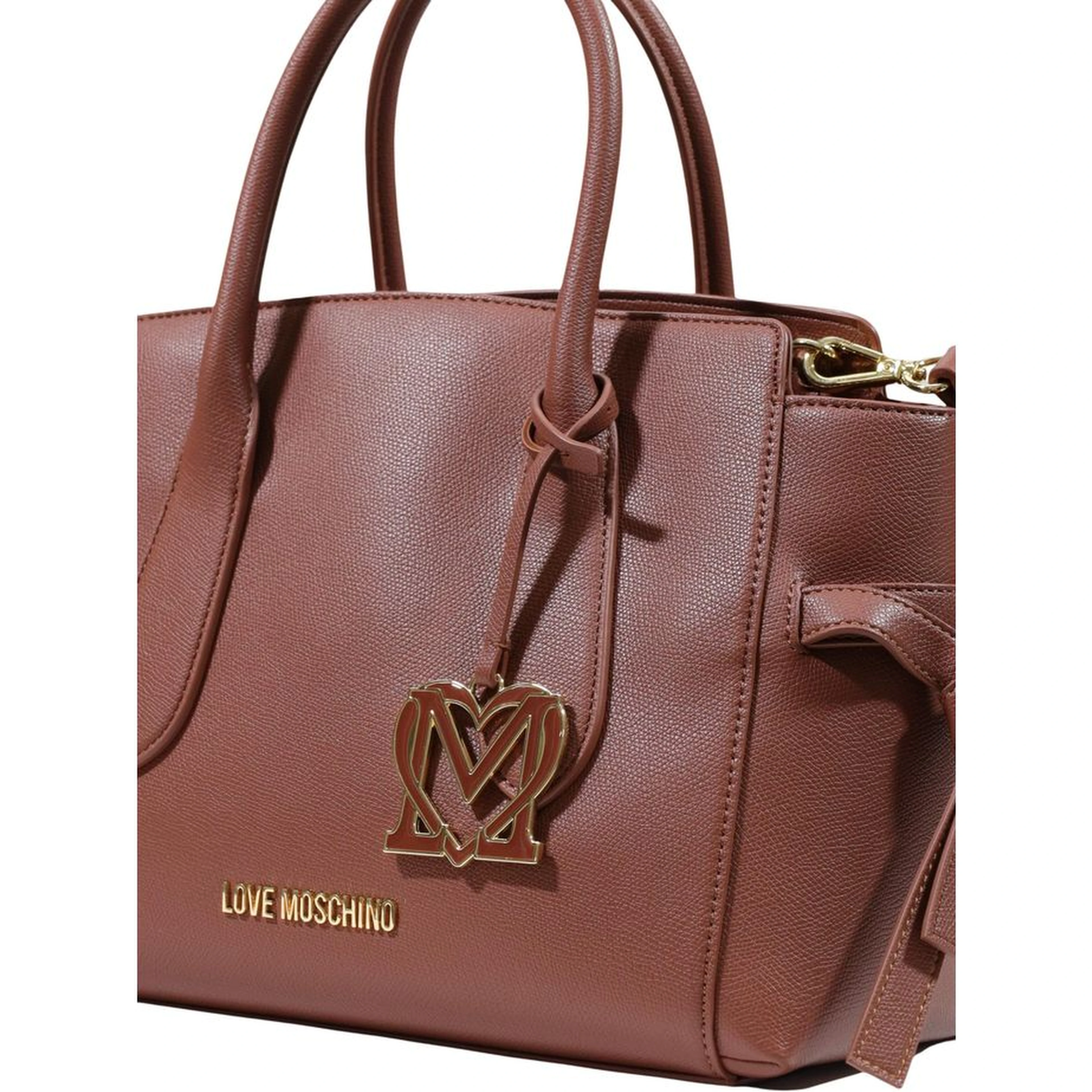 Brown Polyethylene Handbag