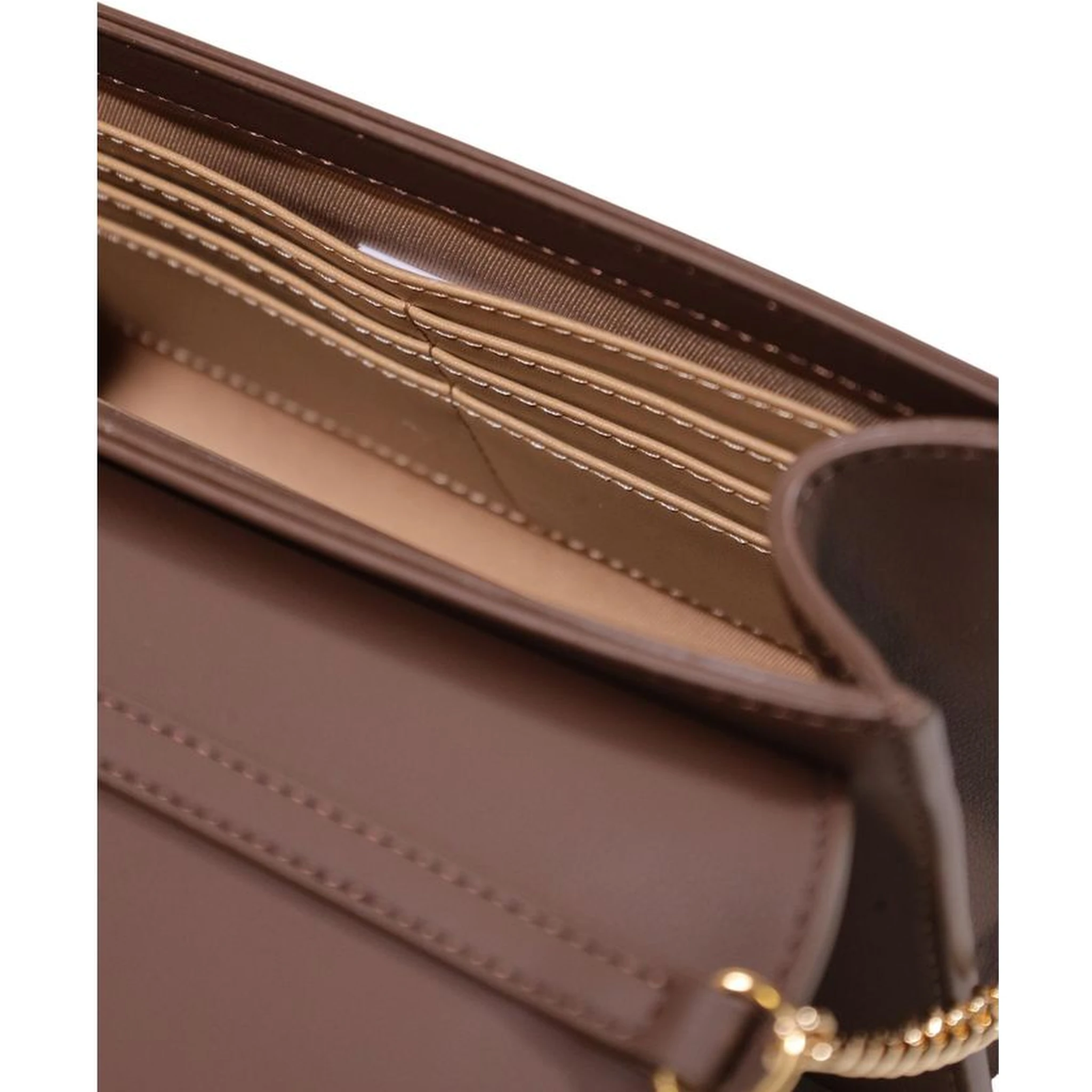 Brown Polyethylene Handbag