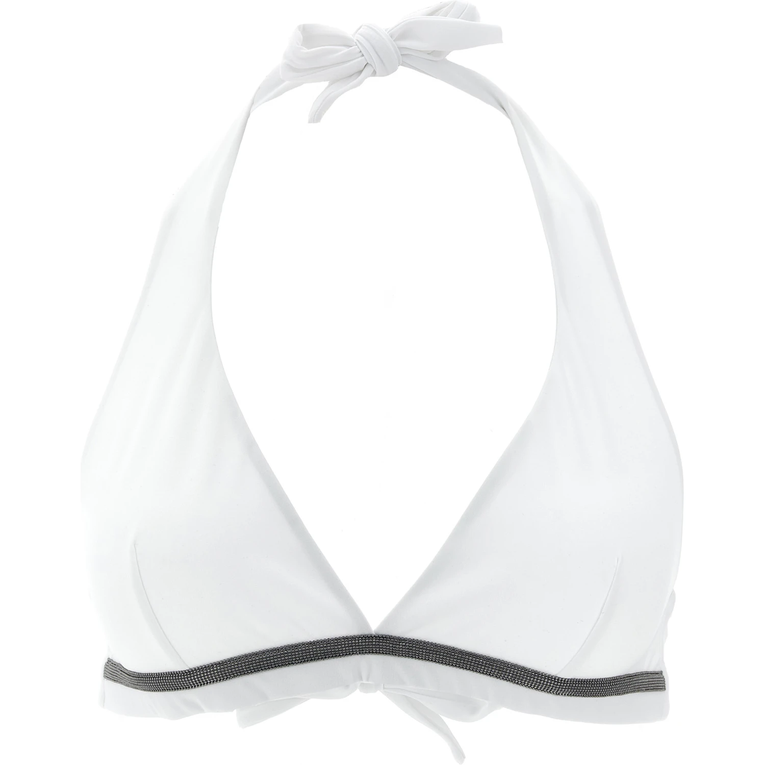 White Polyamide Bikini