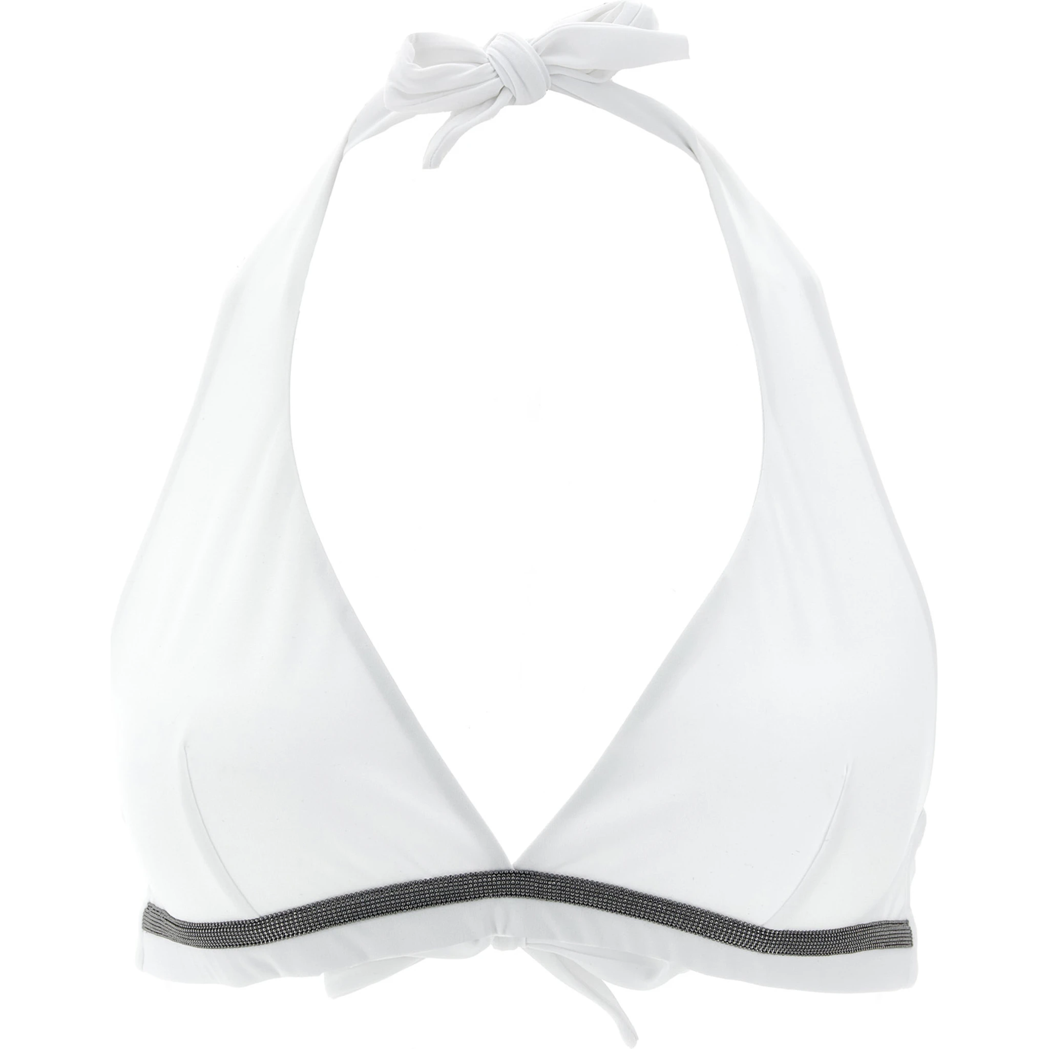 White Polyamide Bikini