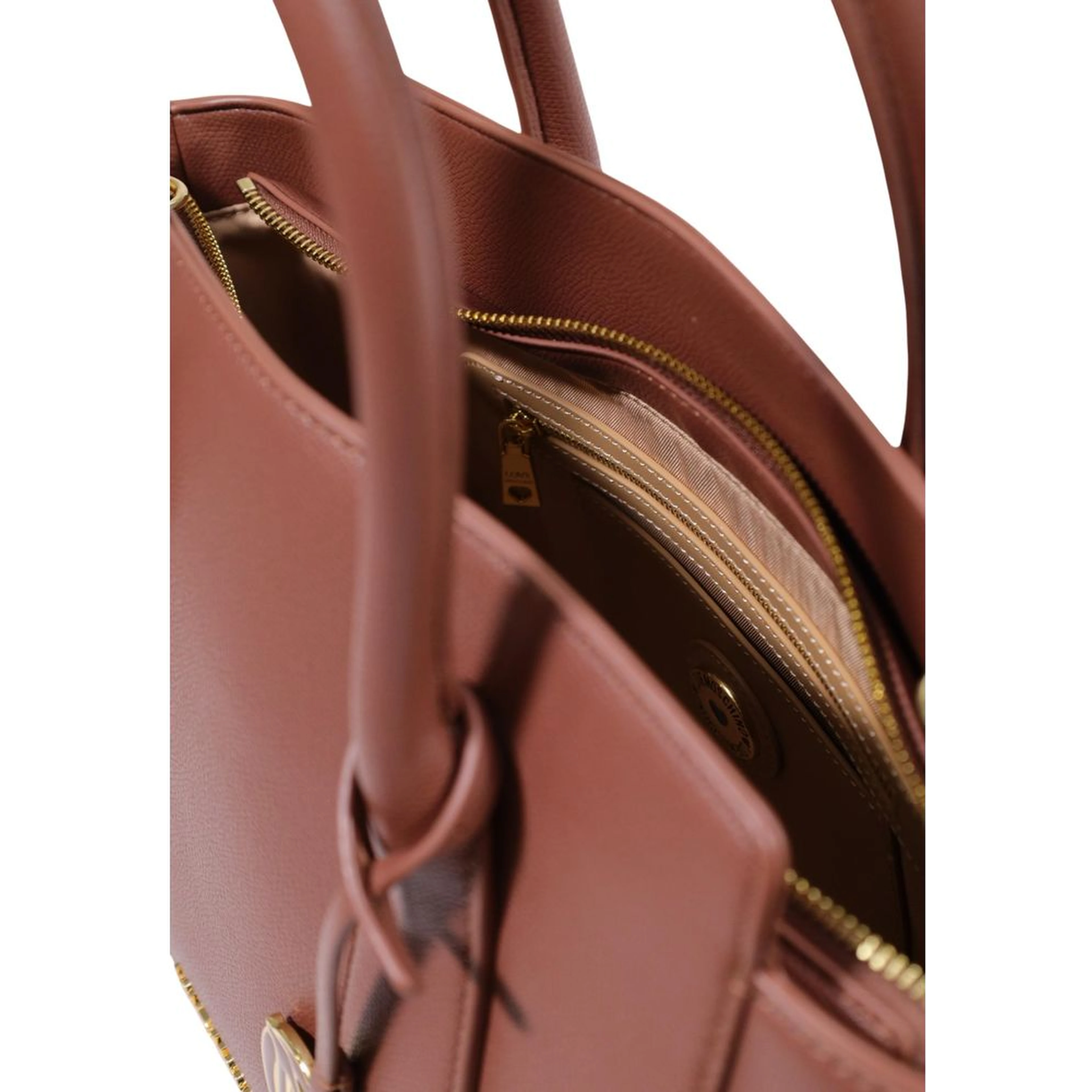 Brown Polyethylene Handbag
