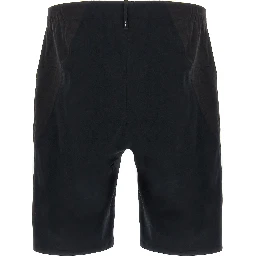 Black Nylon Bermuda Shorts