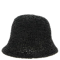 Black Papier Bucket Hat