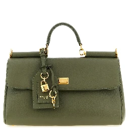 Bicolor Calfskin Handbag