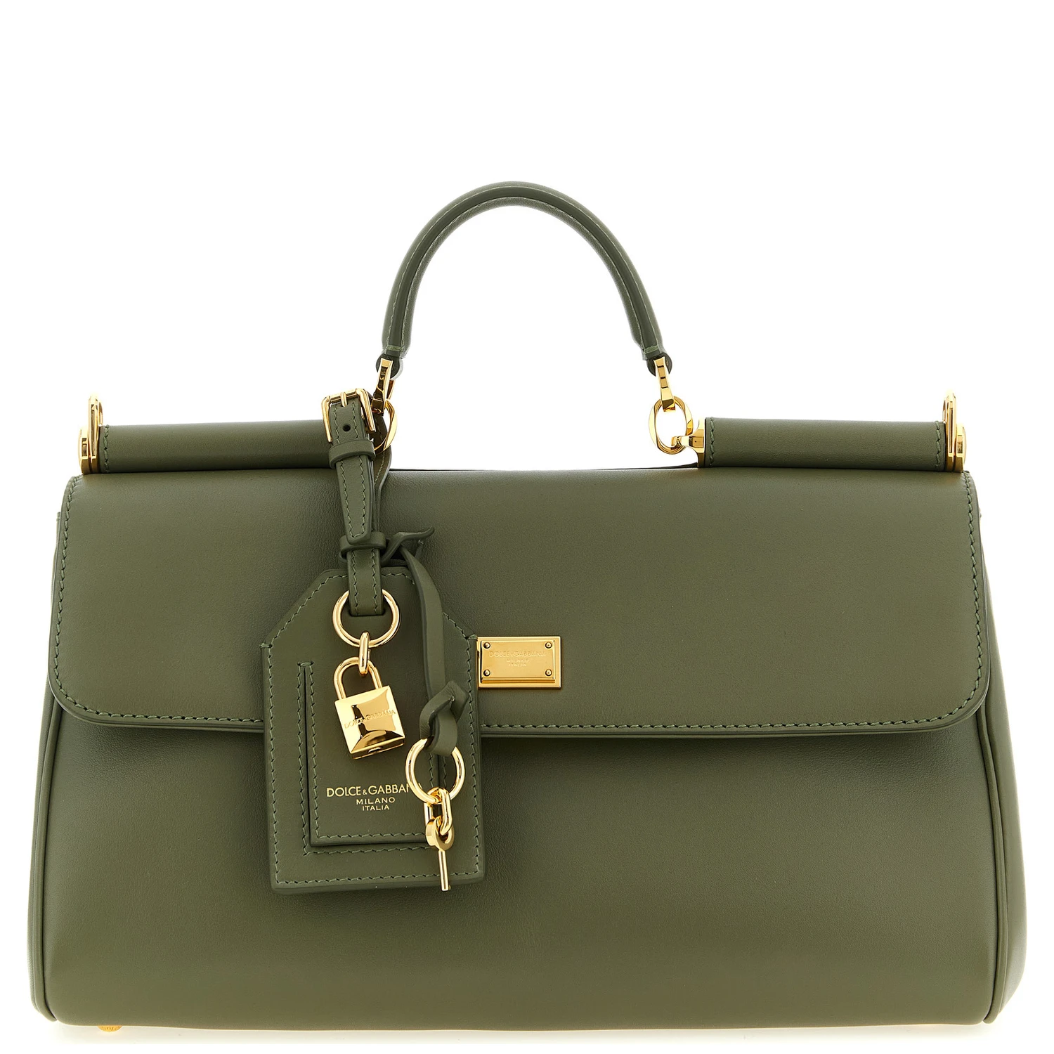 Bicolor Calfskin Handbag