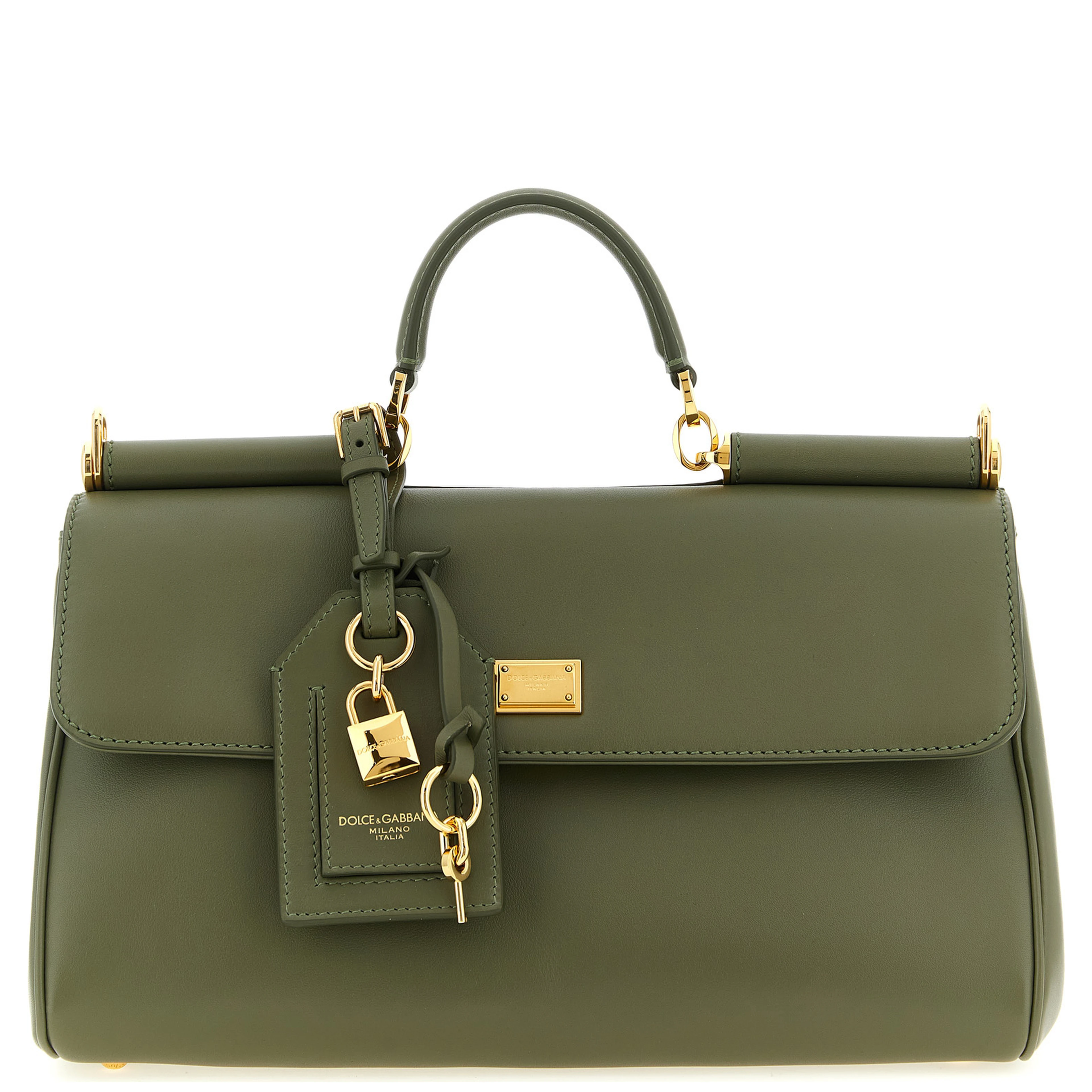 Bicolor Calfskin Handbag