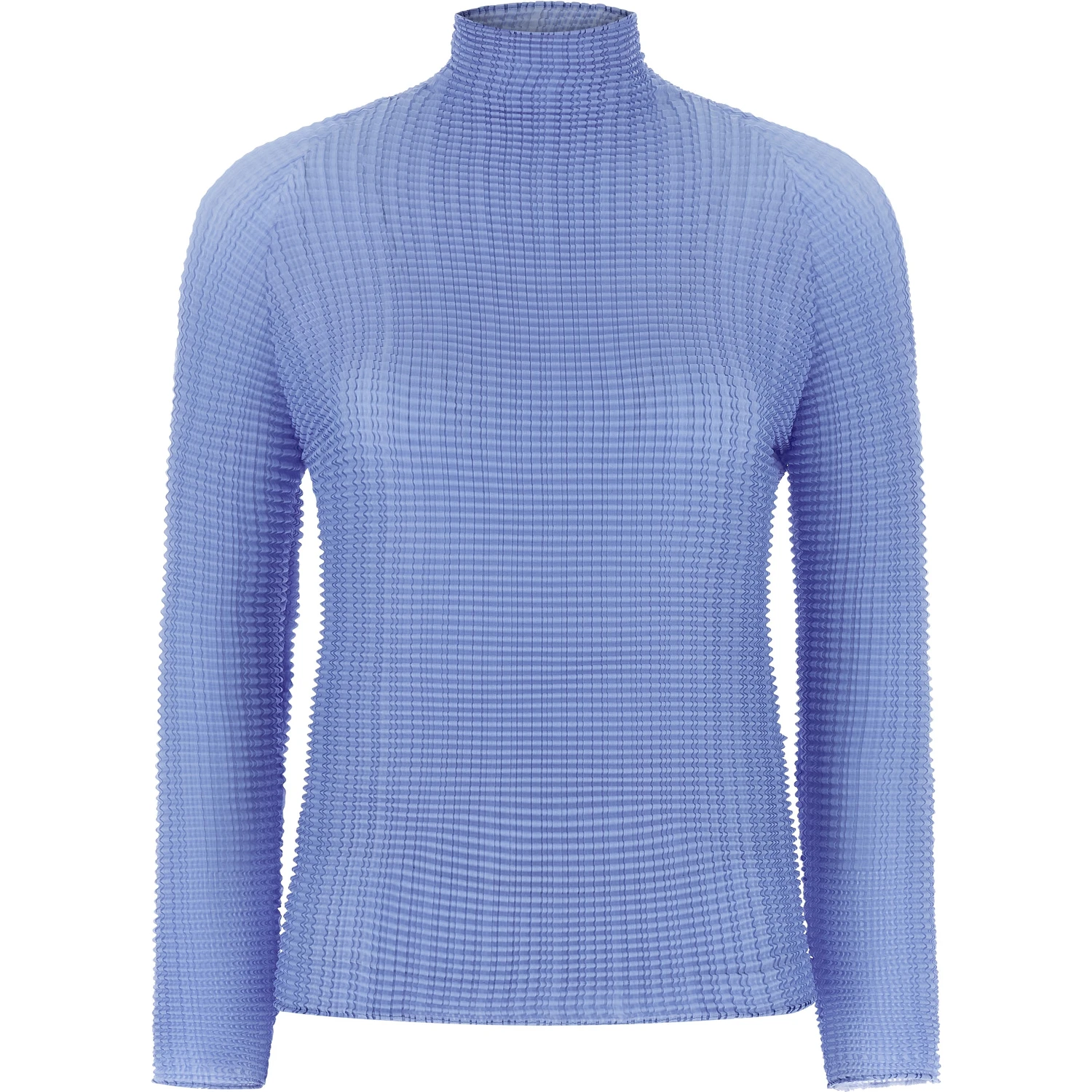 Blue Polyester Blouse