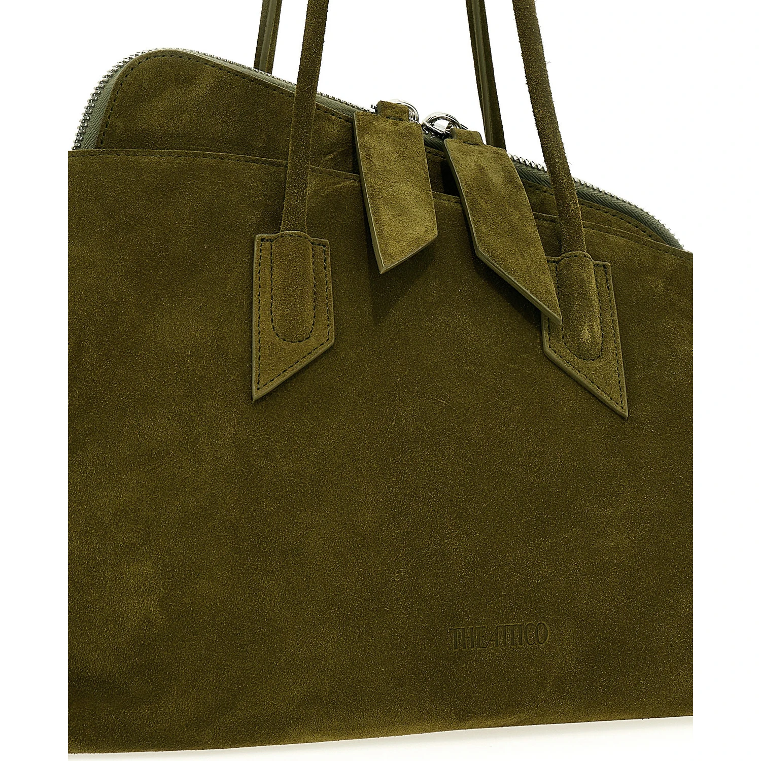 Bicolor Calfskin Shoulder Bag