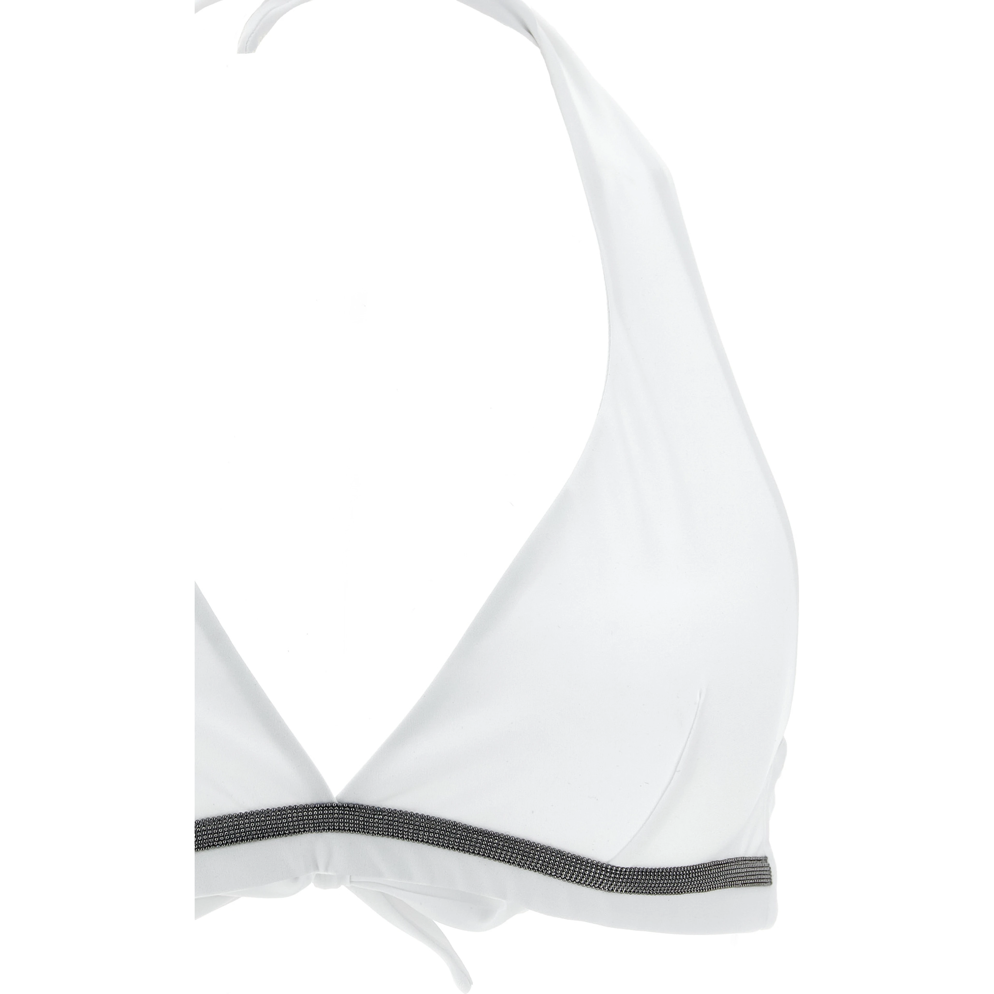 White Polyamide Bikini