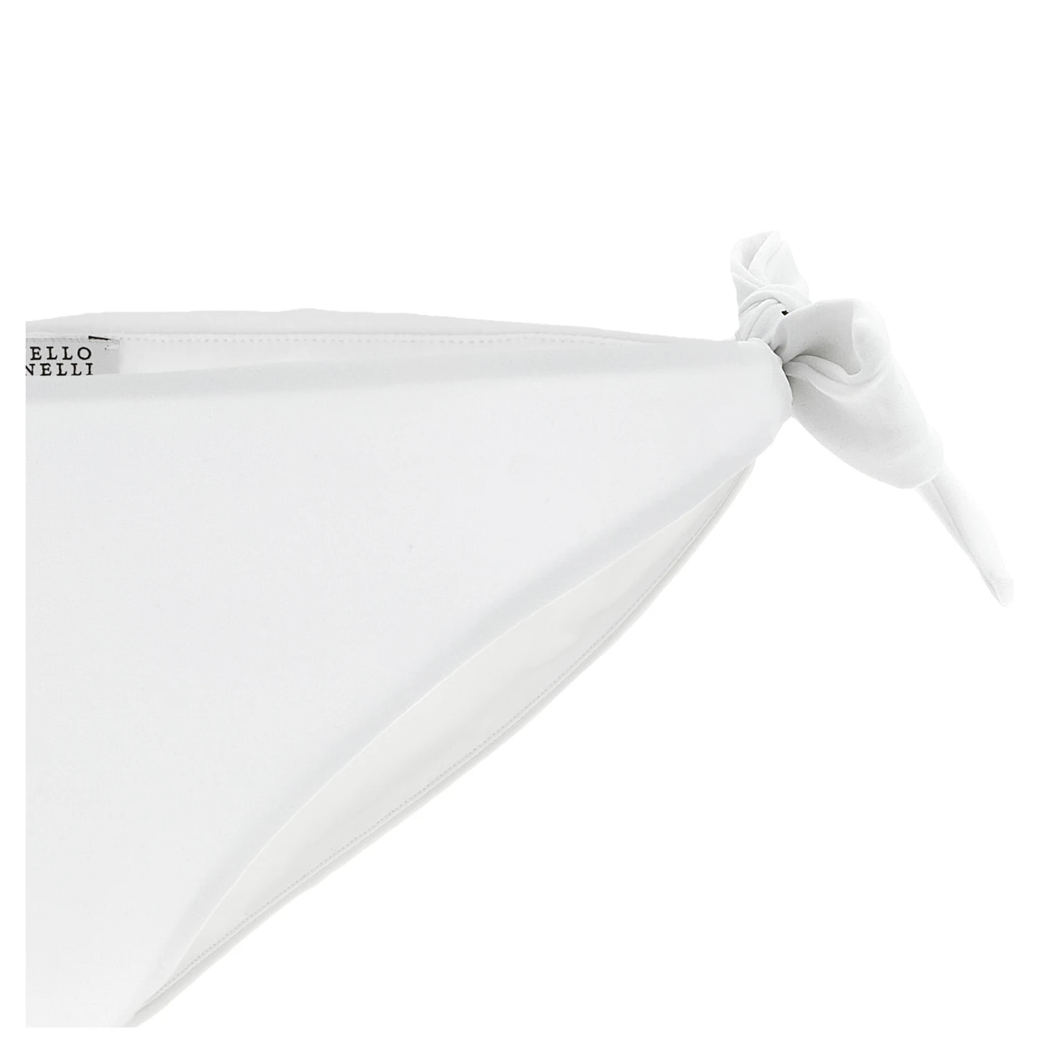 White Polyamide Swim Briefs