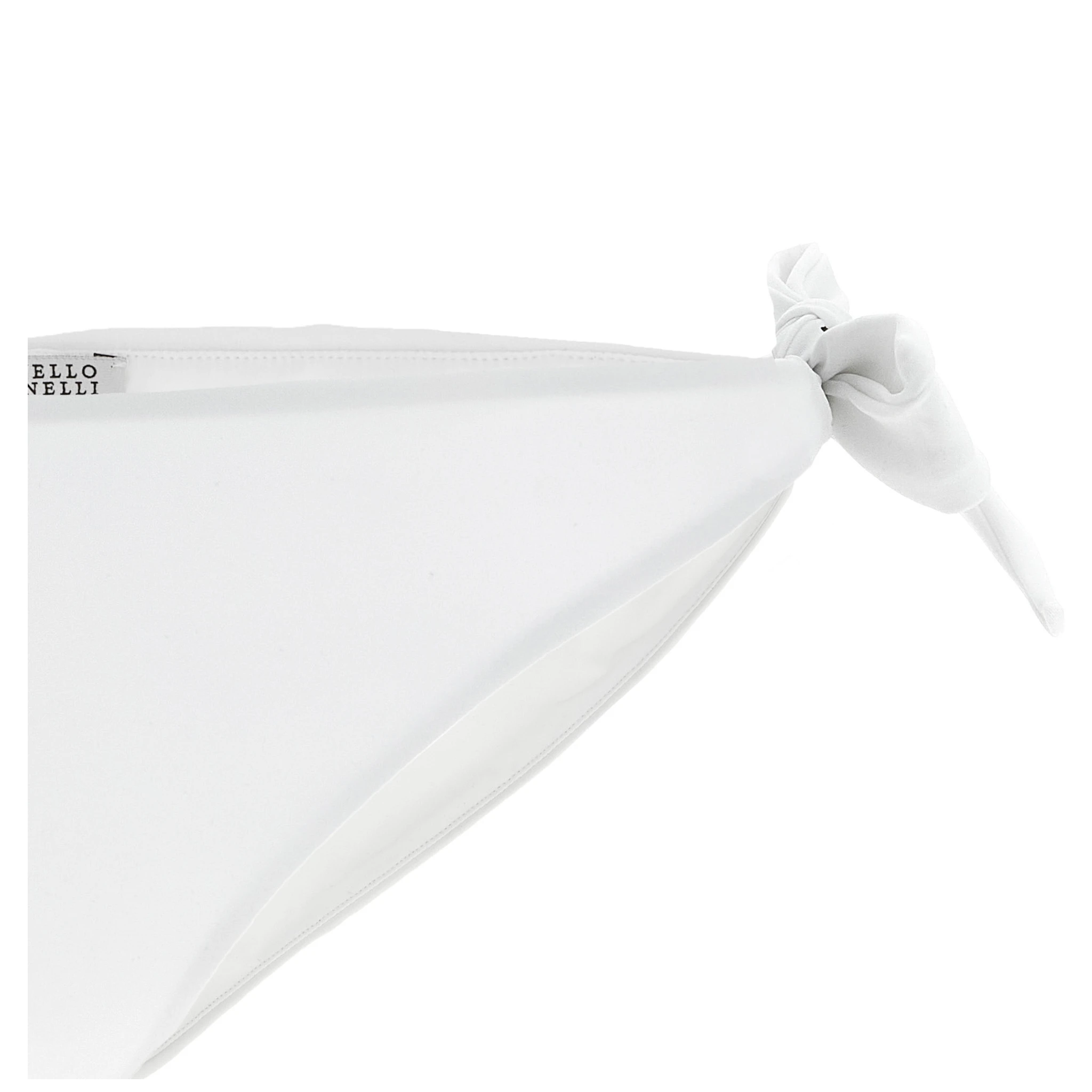 White Polyamide Swim Briefs
