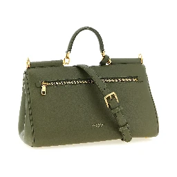 Bicolor Calfskin Handbag