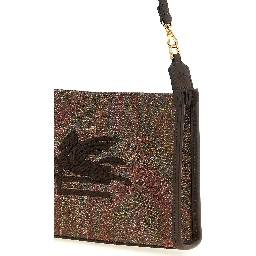 Multicolor Cotton Clutch Bag