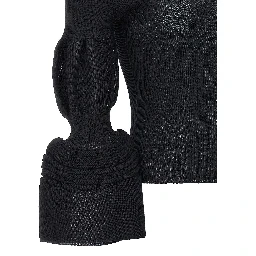 Black Polyester Sweatshirt