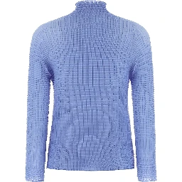 Blue Polyester Blouse