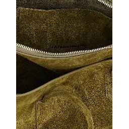 Bicolor Calfskin Shoulder Bag
