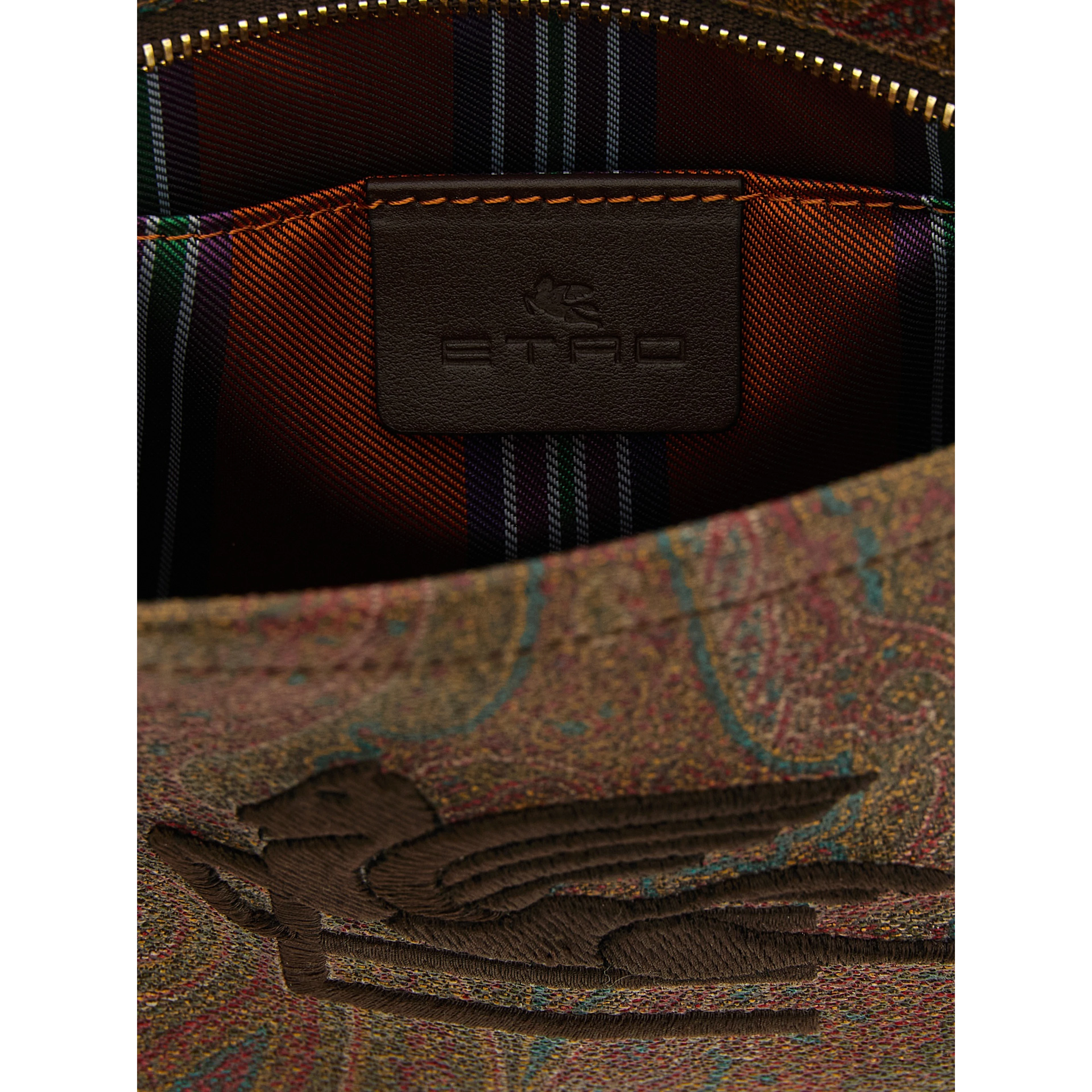 Multicolor Cotton Clutch Bag