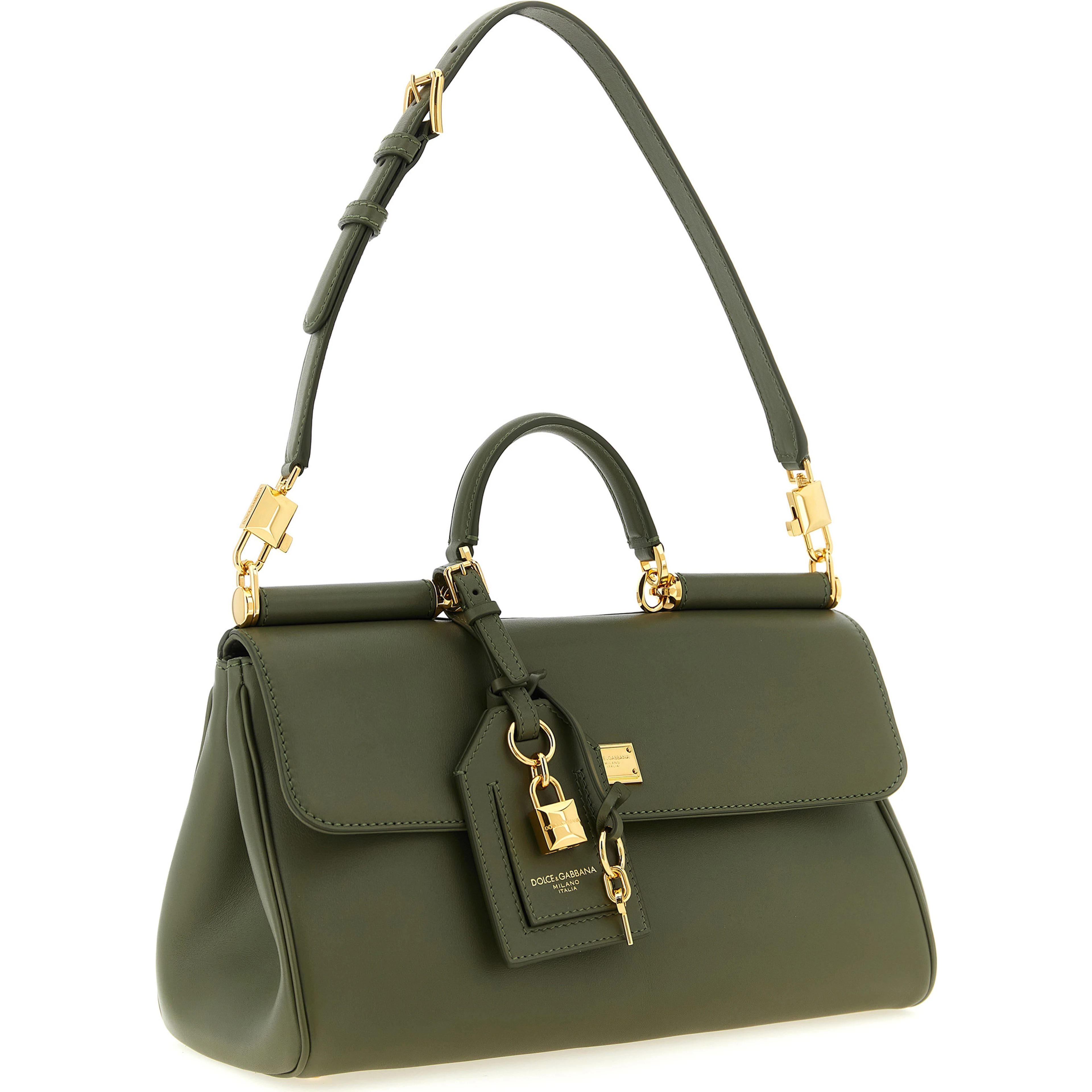 Bicolor Calfskin Handbag