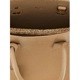 Beige Calfskin Handbag