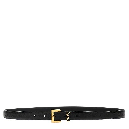 Black Calfskin Regular Belt