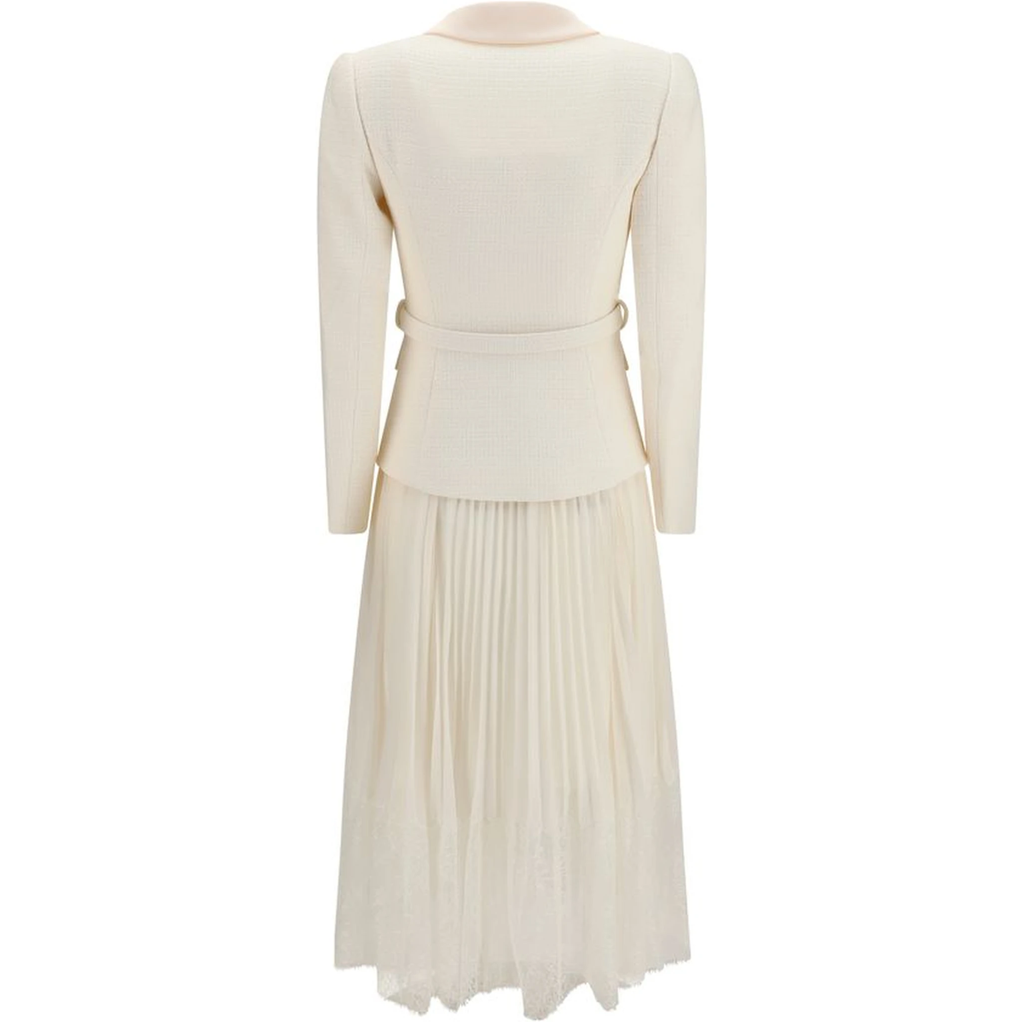 Beige Polyester Cocktail Dress
