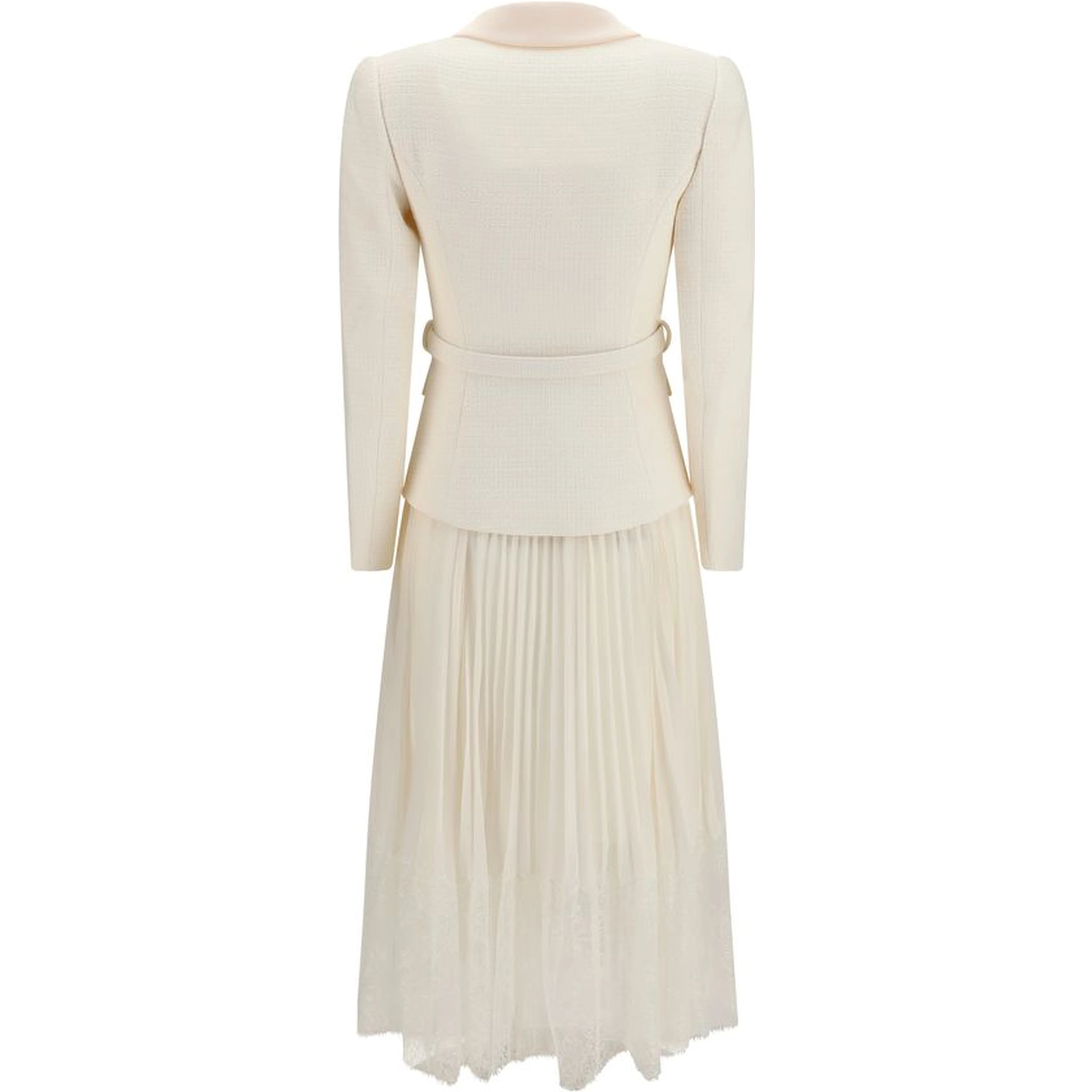 Beige Polyester Cocktail Dress