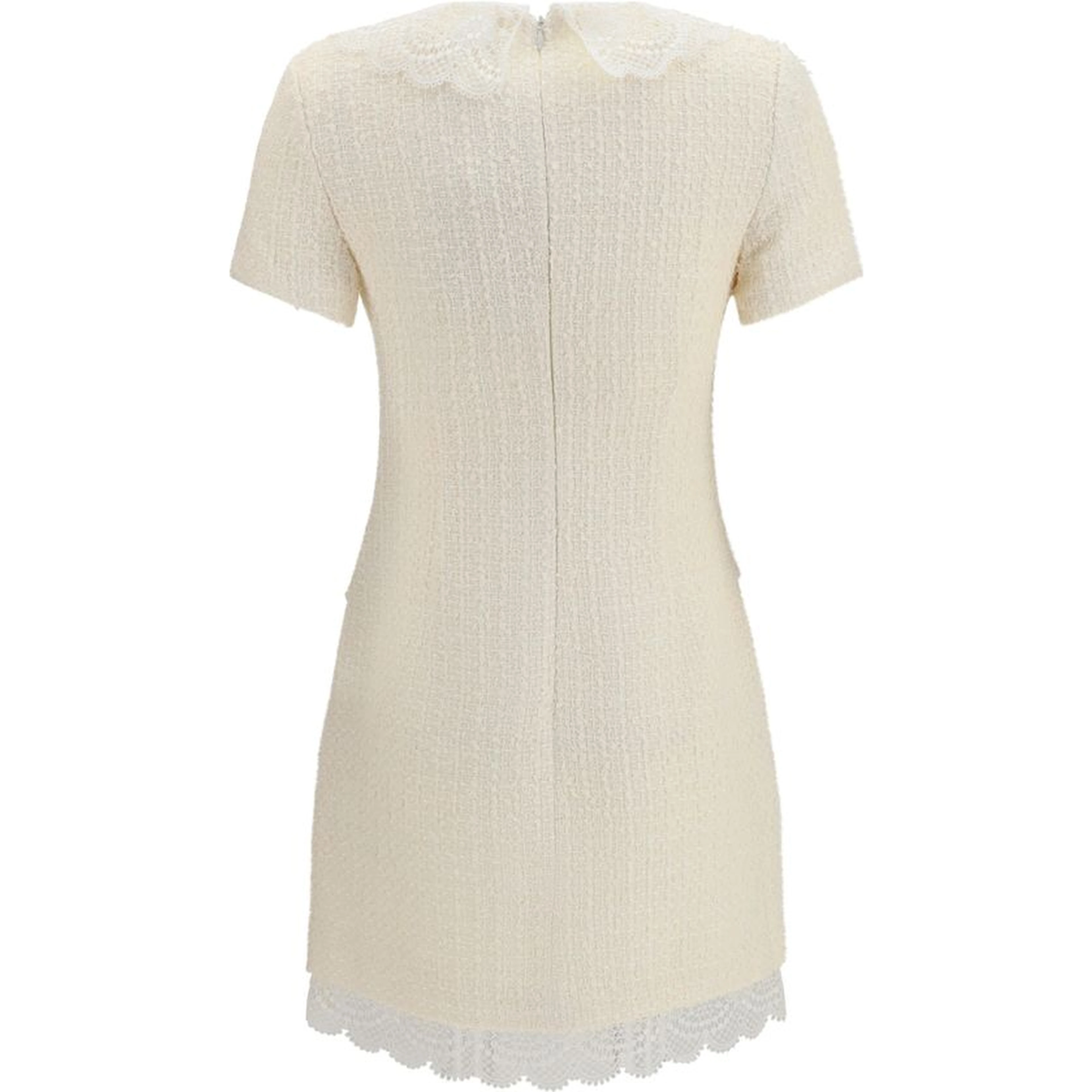 Beige Polyester Casual Dress