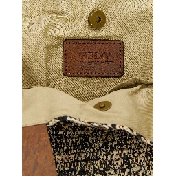 Bicolor Raffia Handbag