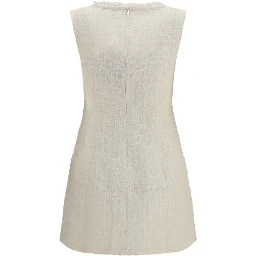 Beige Polyamide Casual Dress