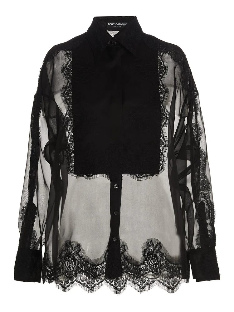 Black Silk Blouse