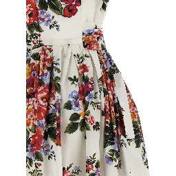 White Cotton Midi Dress