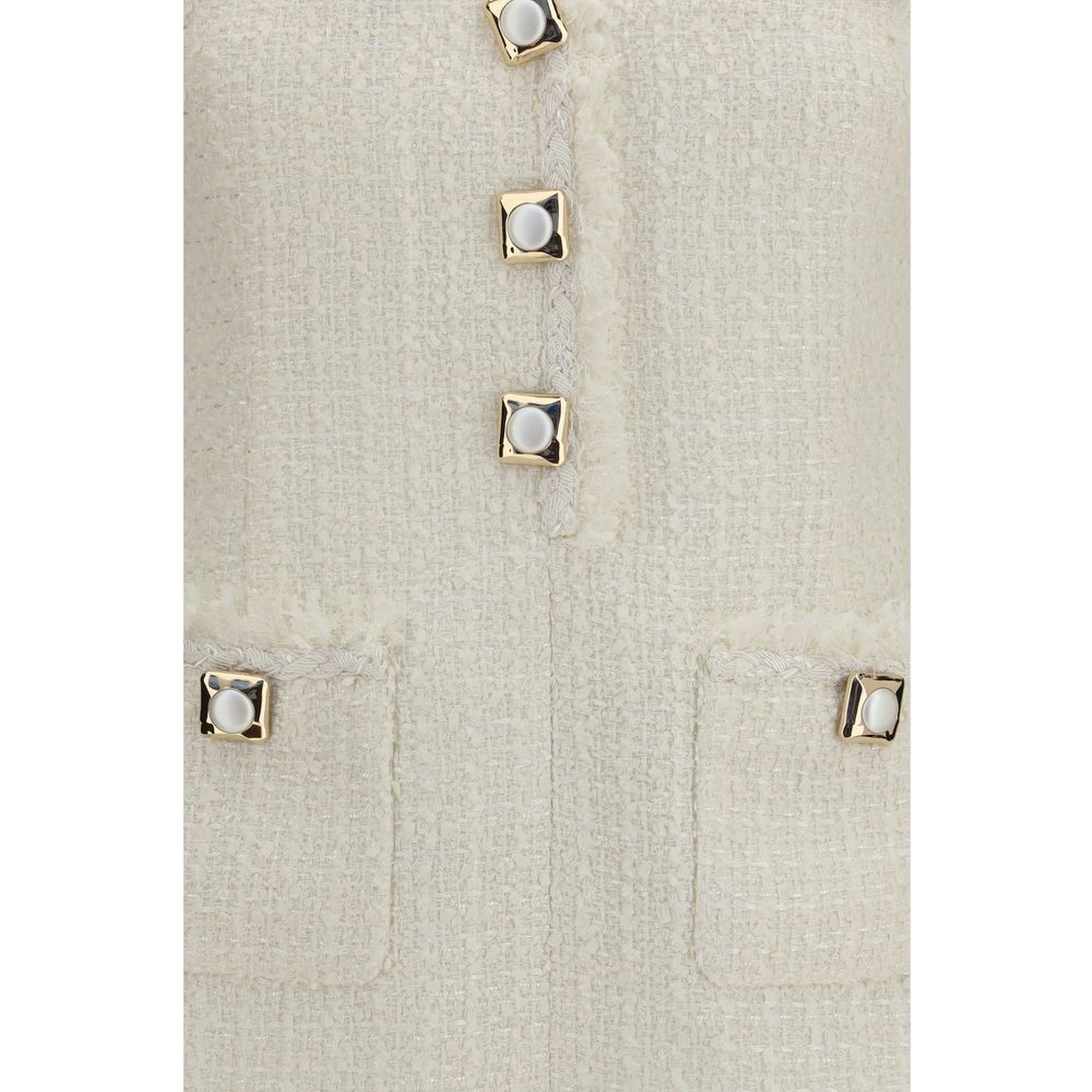 Beige Polyamide Casual Dress