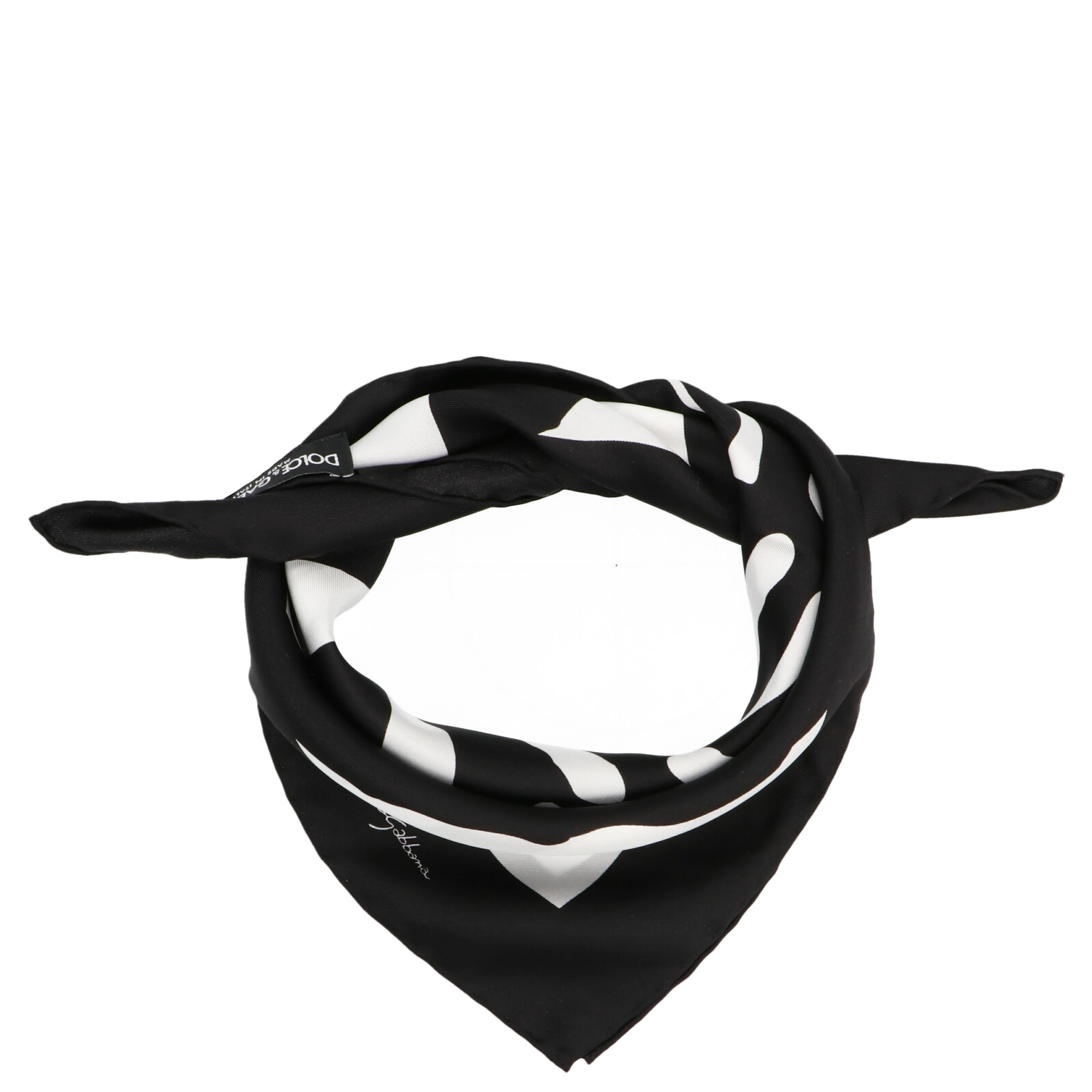 Bicolor Silk Scarf