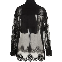 Black Silk Blouse