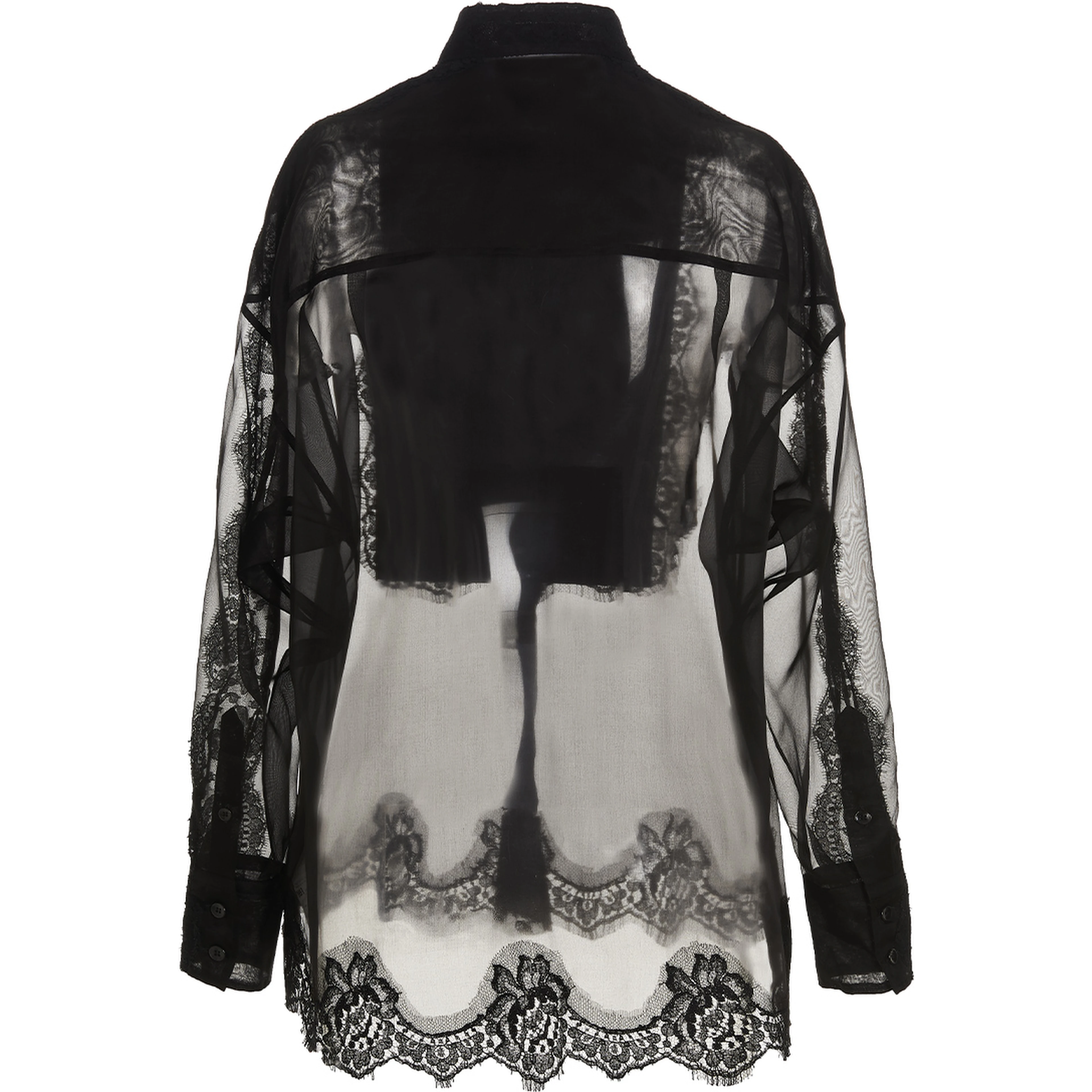 Black Silk Blouse