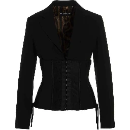 Black Virgin Wool Blazer