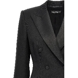 Black Virgin Wool Blazer