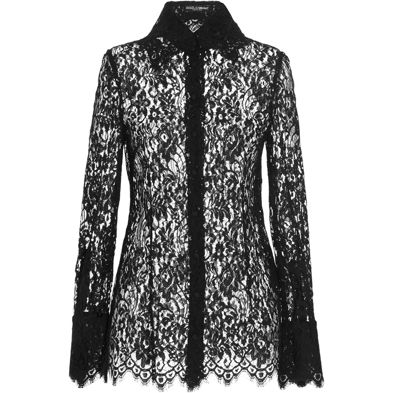 Black Polyamide Blouse
