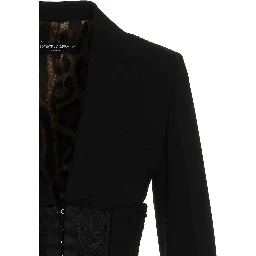 Black Virgin Wool Blazer