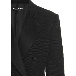 Black Acetate Blazer