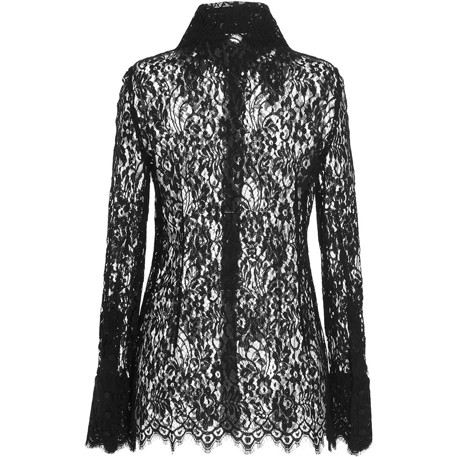 Black Polyamide Blouse