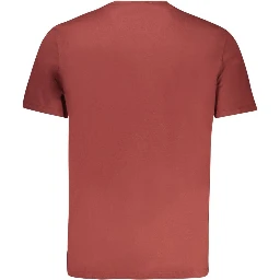 Brown Cotton Men T-Shirt