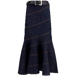 Blue Denim Skirt