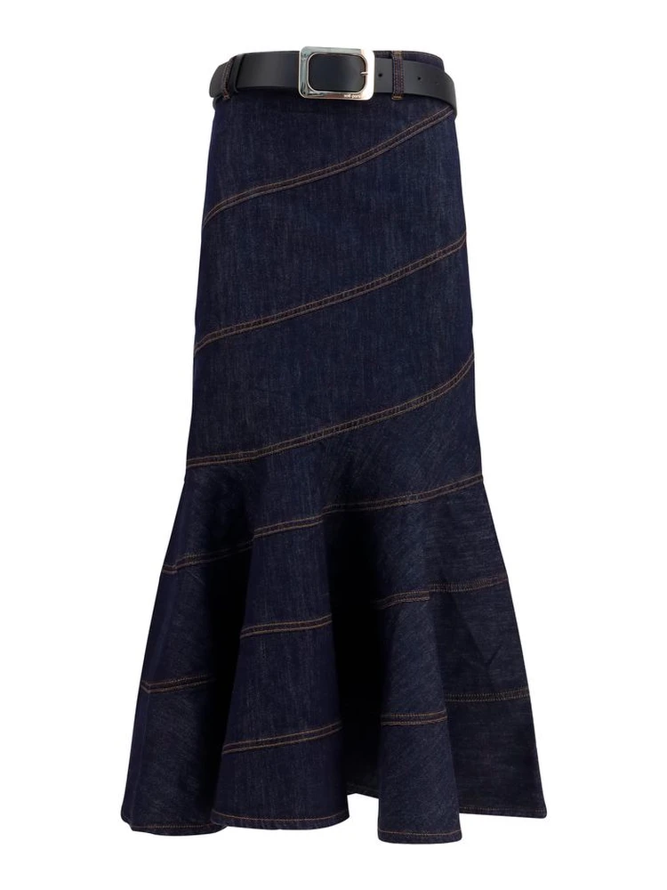 Blue Denim Skirt