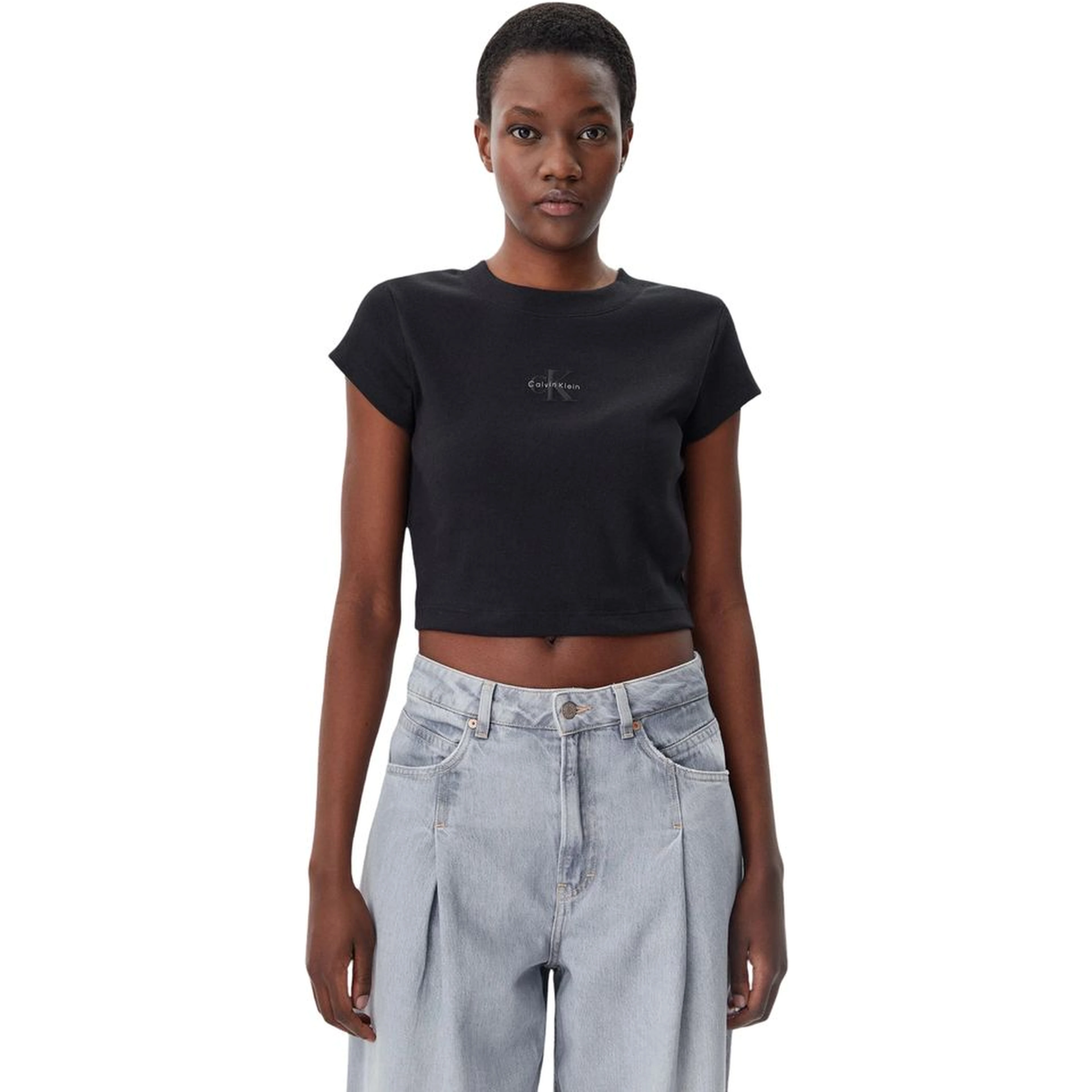 Black Cotton T-Shirt