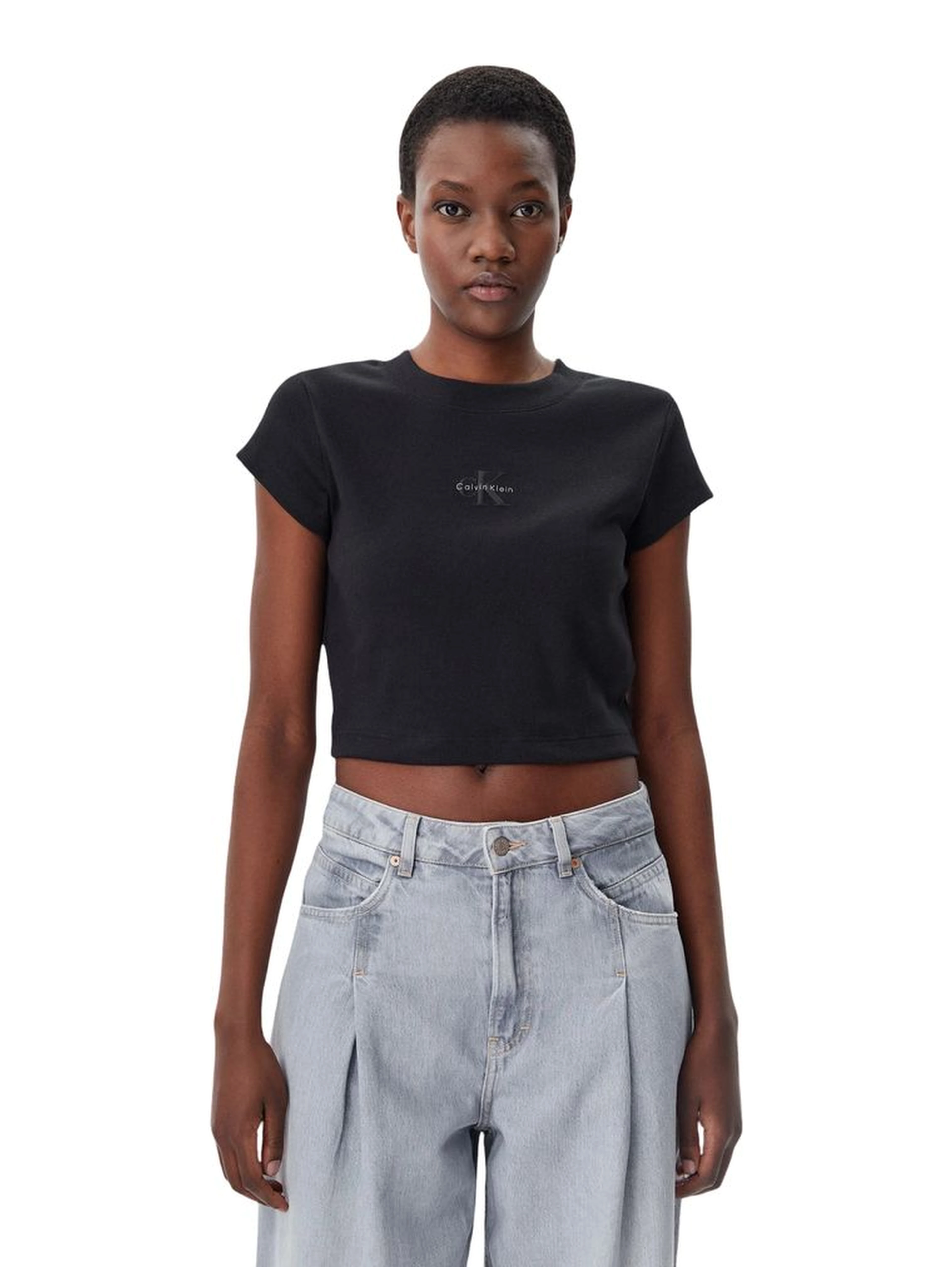 Black Cotton T-Shirt