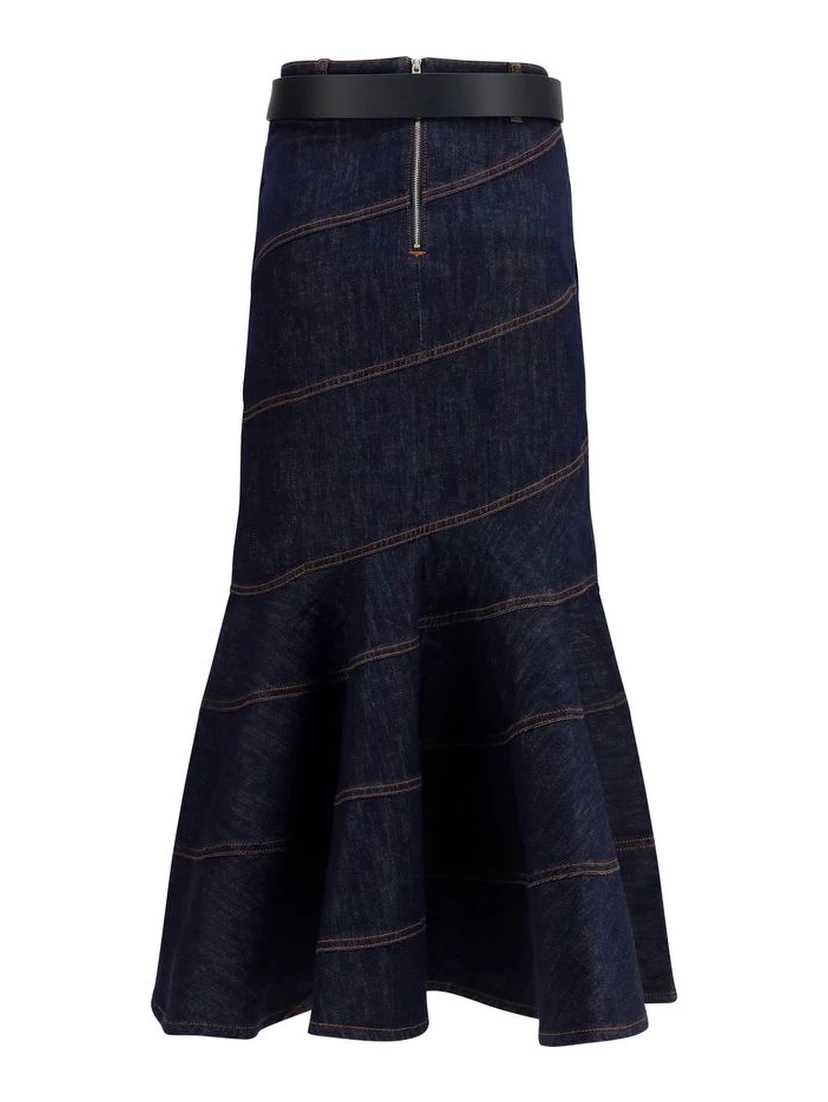 Blue Denim Skirt